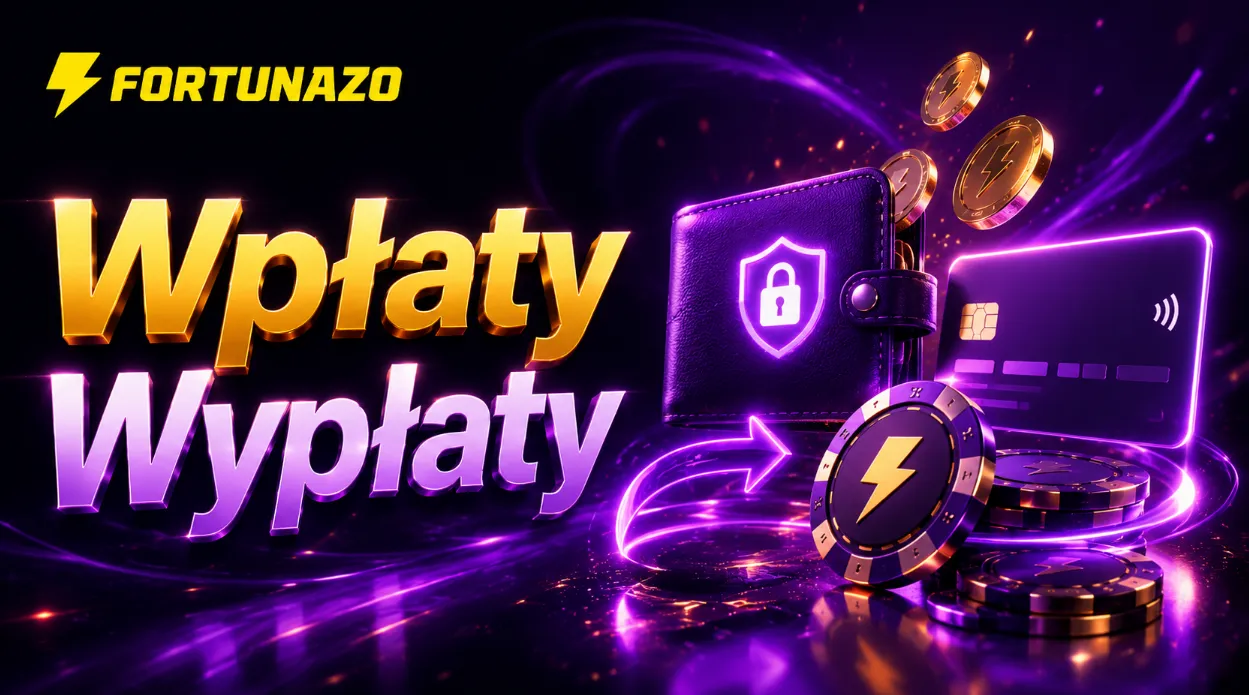 Wpłaty i wypłaty w Fortunazo dla graczy online